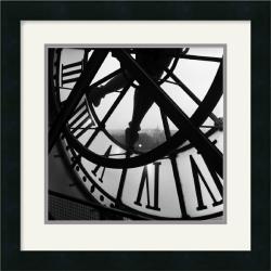 Tom Artin 'Orsay Clock' Framed Art Print