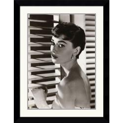 'Audrey Hepburn Blinds' Framed Art Print