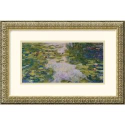 Claude Monet 'The Water Lily Pond, 1918' Framed Art Print