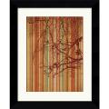 Erin Clark 'Amber Stripe' Framed Art Print