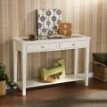 Quincy White Sofa Display Table