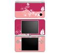 Pink Abstract Flower Nintendo DSi XL Decal Skin