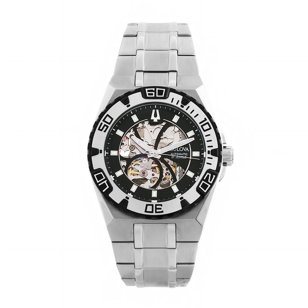Bulova Men's BVA Automatic 21 Jewels Stainless Steel Watch 13372895