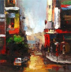 '33rd Street' Gallery-wrapped Canvas Art