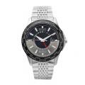 Gucci Men's Timeless GMT Stainless Steel Automatic Black Dial Watch