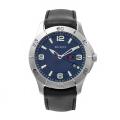 Gucci Men's Timeless Black Leather Strap Watch