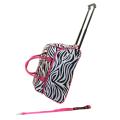 World Traveler 21-inch Zebra Carry-On Rolling Duffel Bag