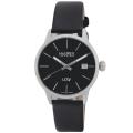 Haurex Italy Women's Leaf Black Dial Watch