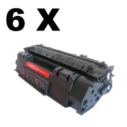 HP Q5949A Black Laser Toner (Pack of 6) (Refurbished)