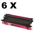 Brother TN115Y Yellow Compatible Laser Toner (Pack of 6)