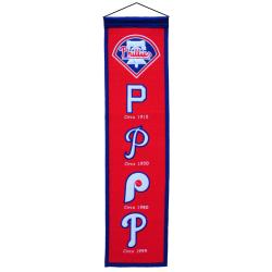 Philadelphia Phillies Wool Heritage Banner
