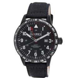 Haurex Italy Men's Red Arrow Black Dial Watch