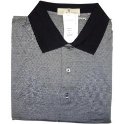 Harry Vardon Men's Black Triple Mercerized Golf Polo Shirt