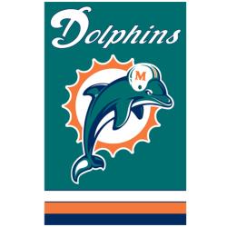 Miami Dolphins Nylon Banner Flag