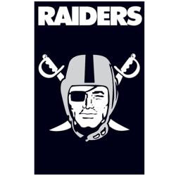 Oakland Raiders Nylon Banner Flag