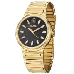Fruitz Women's 'Sorbet' Yellow Goldplated Steel Quartz Watch