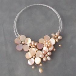 Sterling Silver Freshwater Pearl Choker Necklace (Thailand)