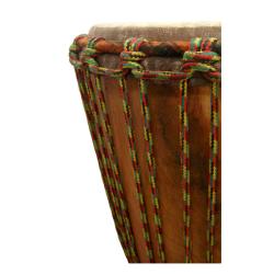 Hand-carved 13x24-inch Professional African Djembe Drum (Mali)