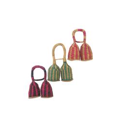 Woven Seed Double Caxixi Shaker (Ghana)
