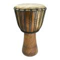 Hand-carved 11x22-inch African Djembe Drum Circle Drum (Ghana)