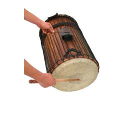 Classic Dunun 3-piece African Bass Drums (Ghana)