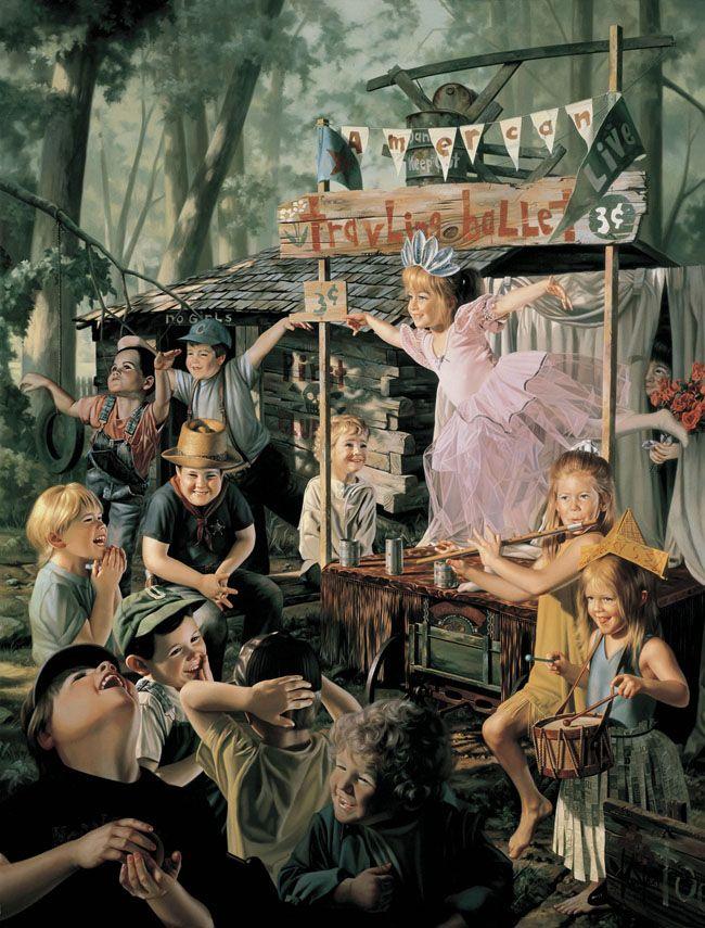 Bob Walker Juke Box Gold free online info Bob Byerley 'Traveling Ballet' Gallery-wrapped Canvas Art