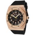 Rotary Men's 'Editions' Black Dial Black Rubber Strap Automatic Watch