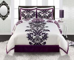 Posh Full/ Queen-size 4-piece Comforter Set
