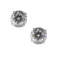 14k White Gold Cubic Zirconia Earrings