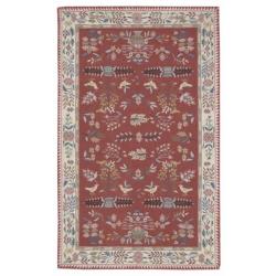 Hand-hooked Red Country Home Rug (2'3 x 4'3)