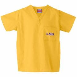 Gelscrub Unisex Gold LSU Tigers Scrub Top