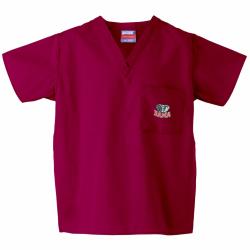 Gelscrub Unisex Red Alabama Crimson Tide Logo Scrub Top