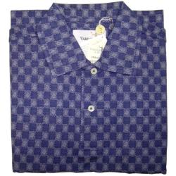 Harry Vardon Men's Blue/ White Golf Polo Shirt
