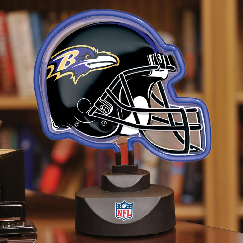Baltimore Ravens Neon Helmet Lamp