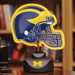 Michigan Wolverines Neon Helmet Lamp