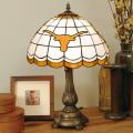 Tiffany-style Texas Longhorns Lamp