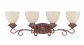 Island Cay 4-light Coral Reef Vanity Fixture