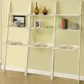 White 3-piece Leaning Laptop Shelf Set