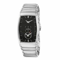 Skagen Men's 'Classic' Stainless Steel Black Dial Quartz Watch