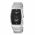 Skagen Men's 'Classic' Stainless Steel Black Dial Quartz Watch