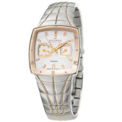 Skagen Women's 'Swiss' Steel and Rose Goldplated Diamond Quartz Watch