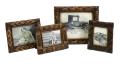 Wooden Argento Basket Weave 4-piece Frame Set