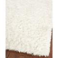 Handmade Malibu White Shag Rug (3'6 x 5'6)
