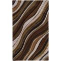 Hand-tufted Painterly Brown Wool Rug (3'3 x 5'3)
