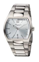 Kenneth Cole Men's Stainless Steel Silvertone Dial Watch