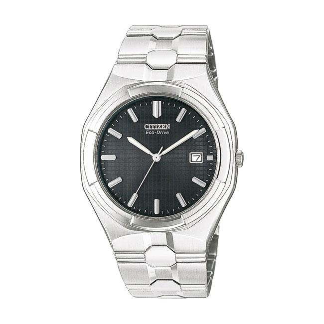 Citizen Eco Drive Mens Riva Stainless Steel Watch