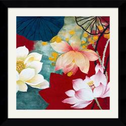 Hong Mi Lim 'Lotus Dream I' Framed Art Print