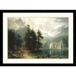 Albert Bierstadt 'Sierra Nevada' Framed Art Print