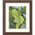Georgia O'Keeffe 'Green Oak Leaves' Framed Art Print