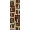 Hand-tufted Mayflower Chocolate Wool Rug (2'6 x 8')
